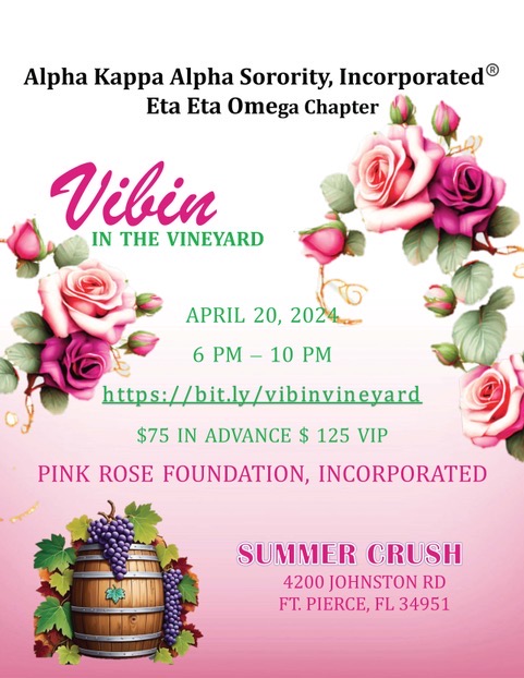 Pink Rose Foundation Presents: Vibin' in the Vineyard